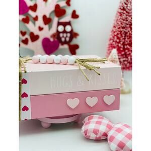 RAE DUNN Valentine's Book Tabletop Decor